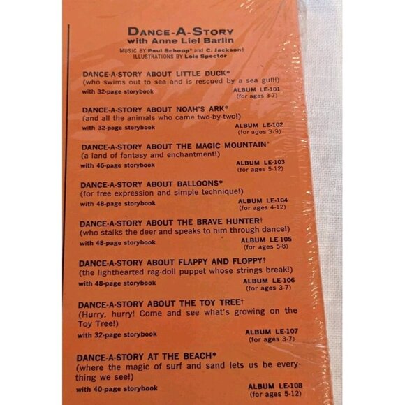 Anne Lief Barlin Record Storybook Brave Hunter Dance A Story 1966 Sealed Vtg The - Picture 13 of 16